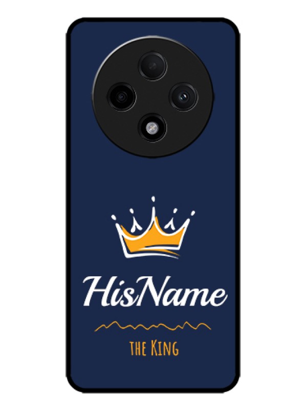 Custom Oppo F27 Pro Plus 5G Custom Metal Phone Case - King With Name Design