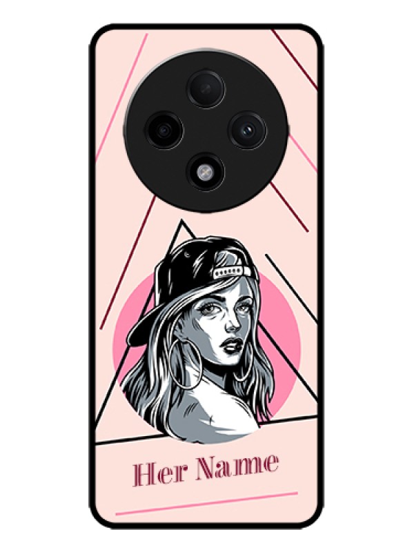Custom Oppo F27 Pro Plus 5G Custom Metal Phone Case - Rockstar Girl Design