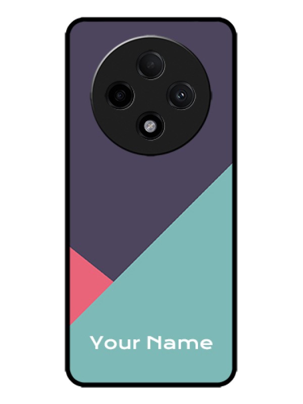 Custom Oppo F27 Pro Plus 5G Custom Metal Phone Case - Tri Color Abstract Design