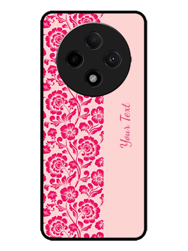 Custom Oppo F27 Pro Plus 5G Custom Metal Phone Case - Attractive Floral Pattern Design