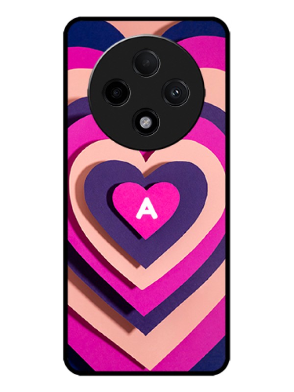 Custom Oppo F27 Pro Plus 5G Custom Metal Phone Case - Cute Heart Pattern Design