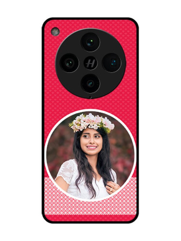 Custom Find X8 Pro 5G Custom Metal Phone Case - Pink Color Pattern Design