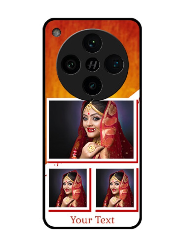 Custom Find X8 Pro 5G Custom Metal Phone Case - Wedding Memories Design
