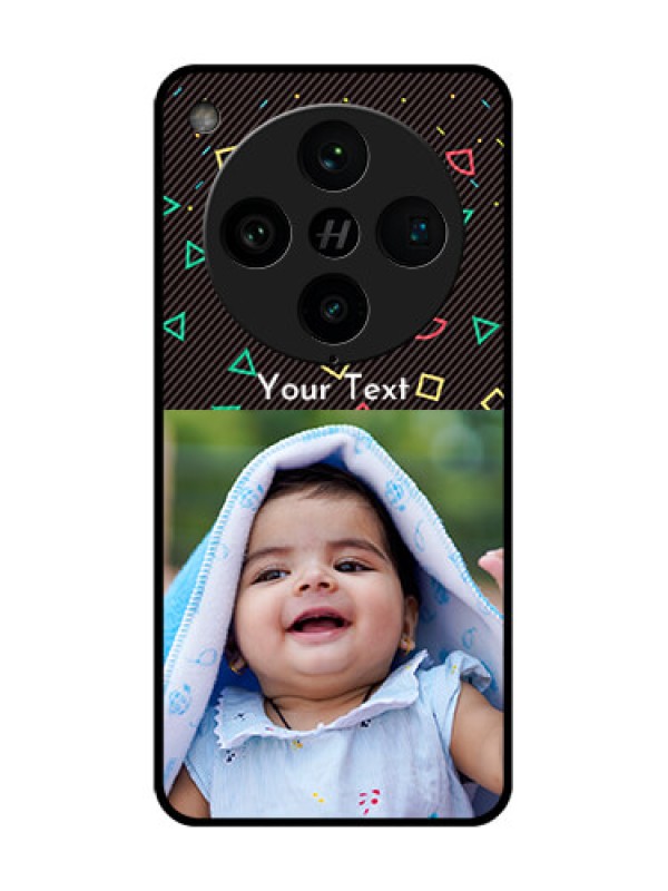 Custom Find X8 Pro 5G Custom Metal Phone Case - With Confetti Birthday Design