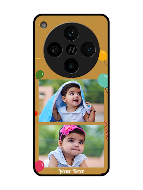 Custom Find X8 Pro 5G Custom Metal Phone Case - Image Holder With Birthday Celebrations Design