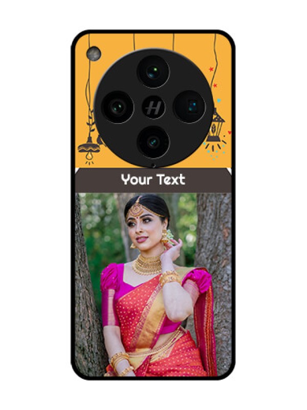Custom Find X8 Pro 5G Custom Metal Phone Case - With Family Picture And Icons