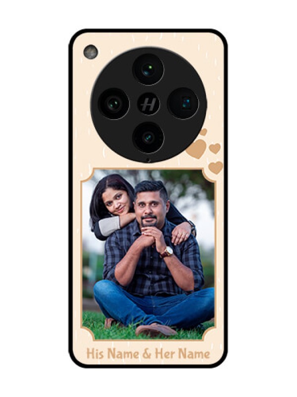 Custom Find X8 Pro 5G Custom Metal Phone Case - With Confetti Love Design