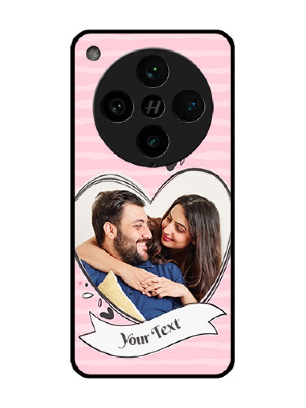 Custom Find X8 Pro 5G Custom Metal Phone Case - Vintage Heart Design