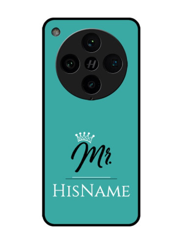 Custom Find X8 Pro 5G Custom Metal Phone Case - Mr With Name Design