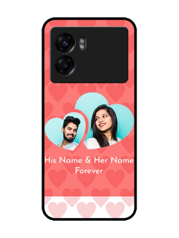 Custom Oppo K10 5G Custom Metal Phone Case - Couple Pic Upload Design