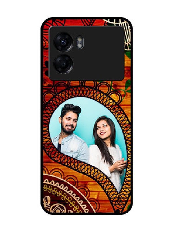 Custom Oppo K10 5G Custom Metal Phone Case - Abstract Colorful Design