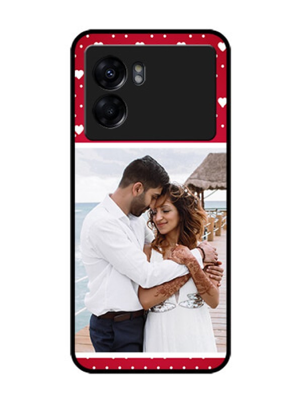 Custom Oppo K10 5G Custom Metal Phone Case - Hearts Mobile Case Design