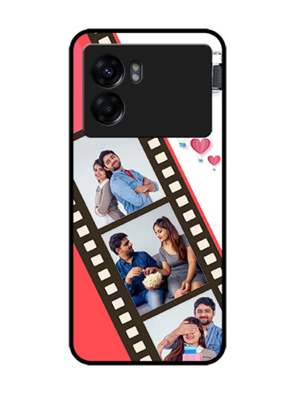 Custom Oppo K10 5G Custom Metal Phone Case - 3 Image Holder With Film Reel