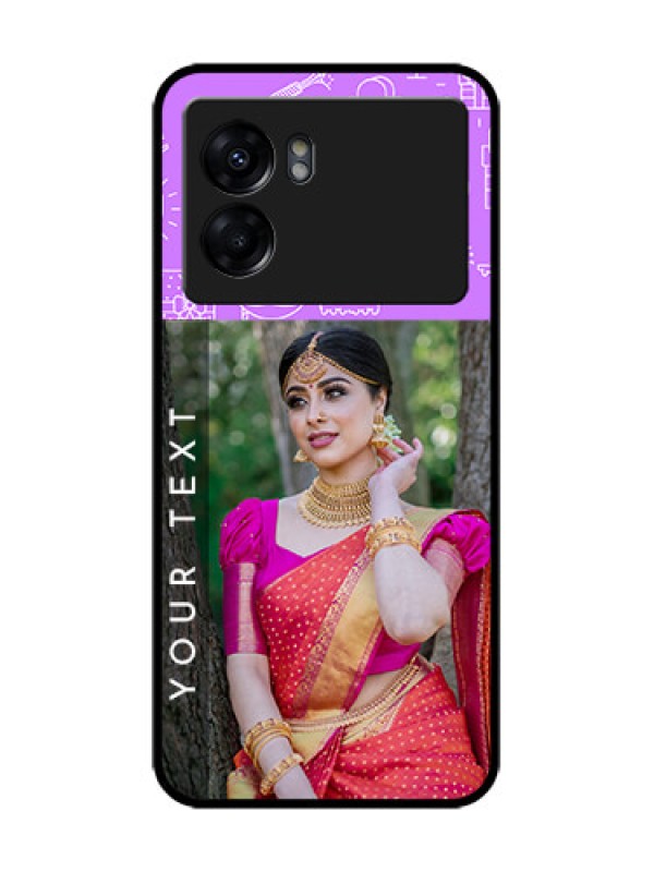 Custom Oppo K10 5G Custom Metal Phone Case - Birthday Icons Design