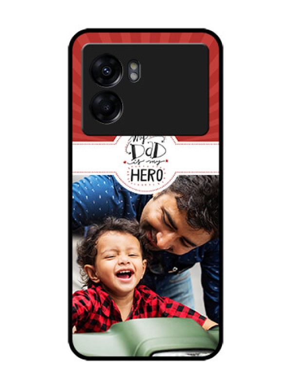 Custom Oppo K10 5G Custom Metal Phone Case - My Dad Hero Design