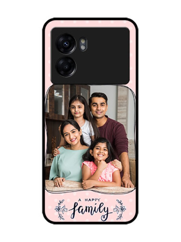 Custom Oppo K10 5G Custom Metal Phone Case - Family With Dots Design