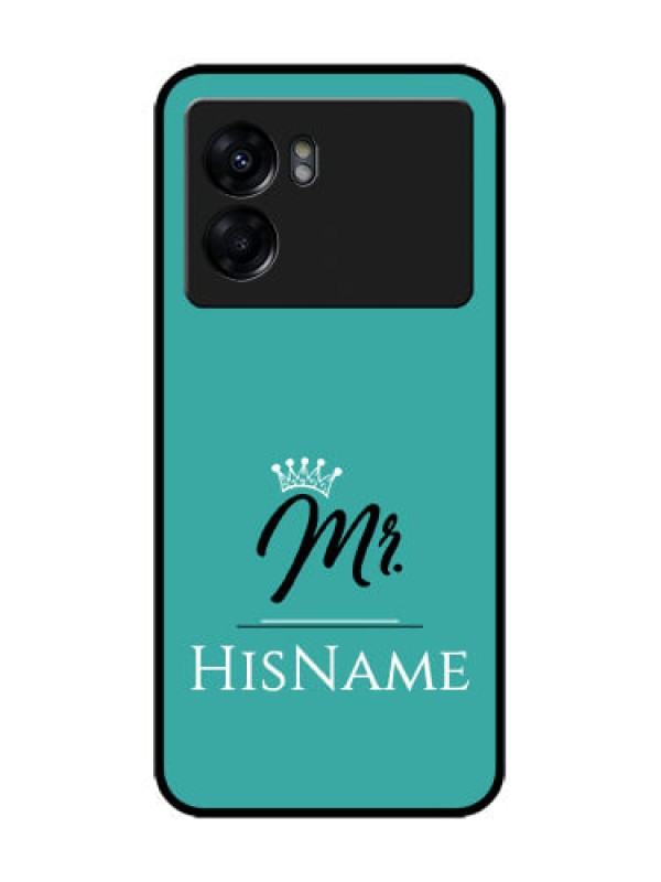 Custom Oppo K10 5G Custom Metal Phone Case - Mr With Name Design