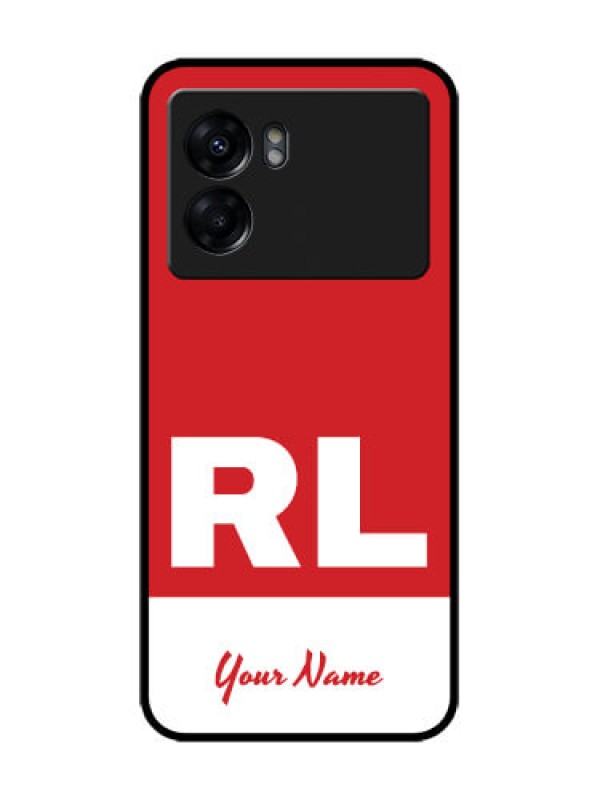 Custom Oppo K10 5G Custom Metal Phone Case - Dual Tone Custom Text Design