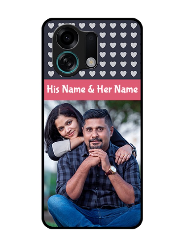 Custom Oppo K13 Turbo 5G Custom Metal Phone Case - Love Symbols Design