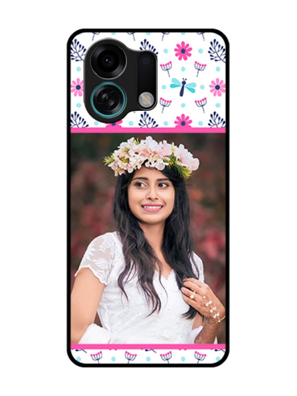 Custom Oppo K13 Turbo 5G Custom Metal Phone Case - Colorful Flower Design