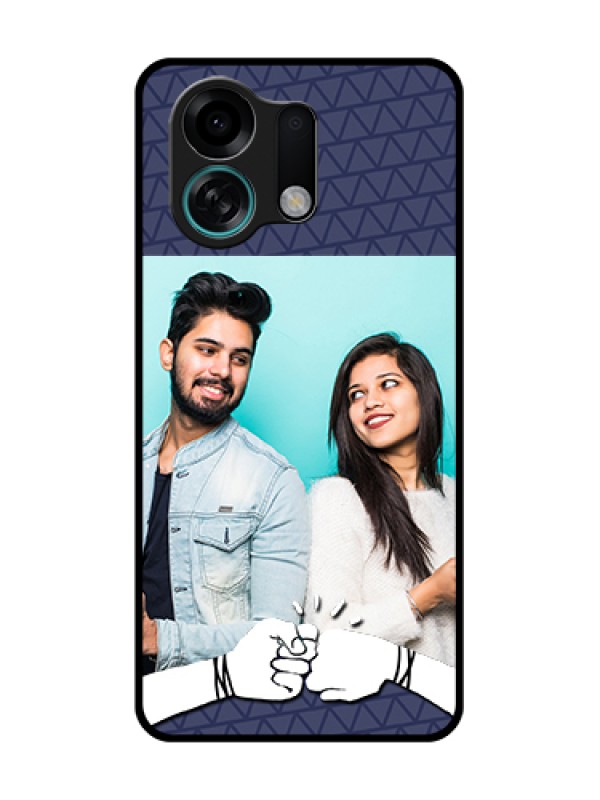 Custom Oppo K13 Turbo 5G Custom Metal Phone Case - With Best Friends Design