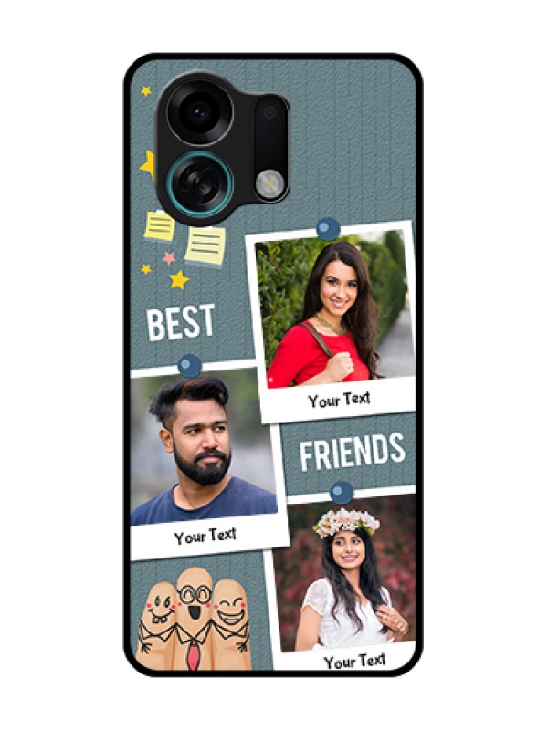 Custom Oppo K13 Turbo 5G Custom Metal Phone Case - Sticky Frames And Friendship Design