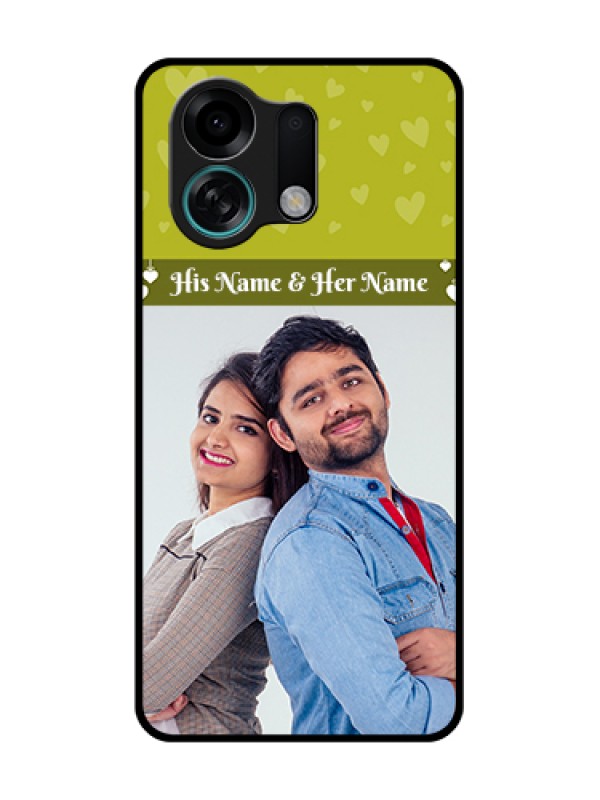 Custom Oppo K13 Turbo 5G Custom Metal Phone Case - You & Me Heart Design