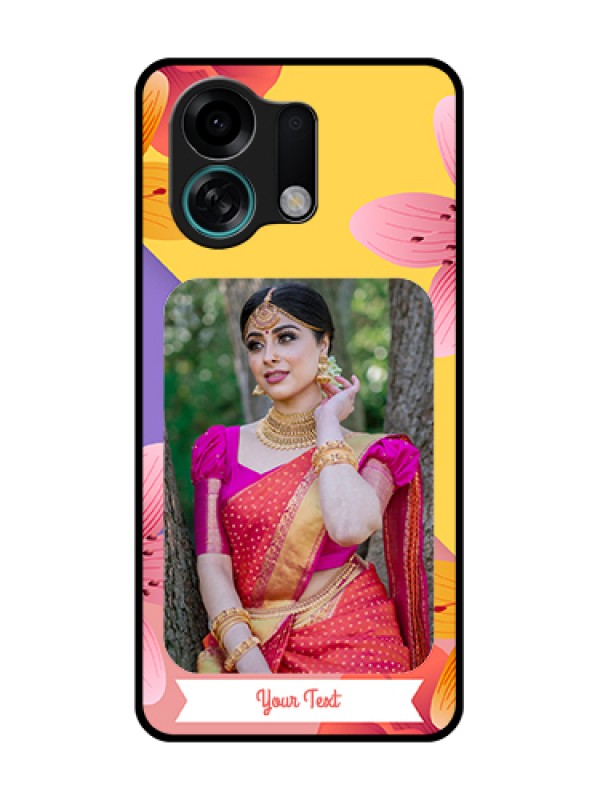Custom Oppo K13 Turbo 5G Custom Metal Phone Case - 3 Image With Vintage Floral Design