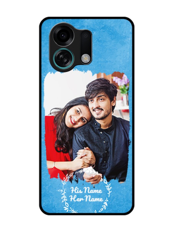 Custom Oppo K13 Turbo 5G Custom Metal Phone Case - Blue Color Vintage Design