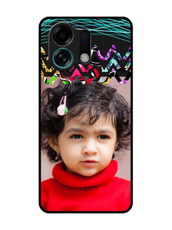 Custom Oppo K13 Turbo 5G Custom Metal Phone Case - Neon Abstract Design