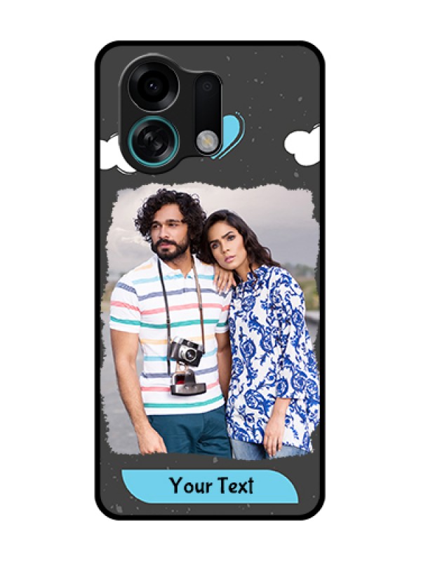 Custom Oppo K13 Turbo 5G Custom Metal Phone Case - Splashes With Love Doodles Design