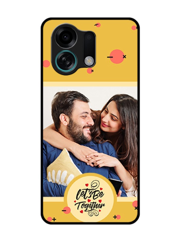 Custom Oppo K13 Turbo 5G Custom Metal Phone Case - Lets Be Together Design