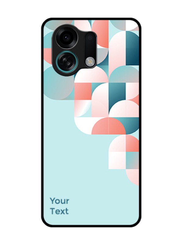 Custom Oppo K13 Turbo 5G Custom Metal Phone Case - Stylish Semi - Circle Pattern Design