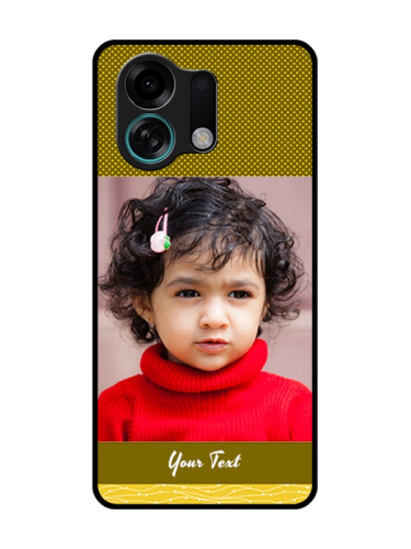Custom Oppo K13 Turbo Pro 5G Custom Metal Phone Case - Simple Green Color Design