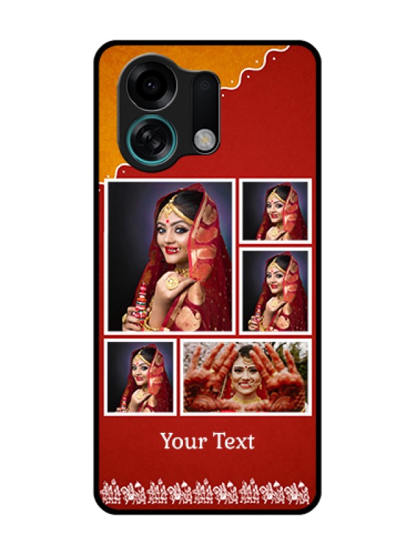 Custom Oppo K13 Turbo Pro 5G Custom Metal Phone Case - Wedding Pic Upload Design