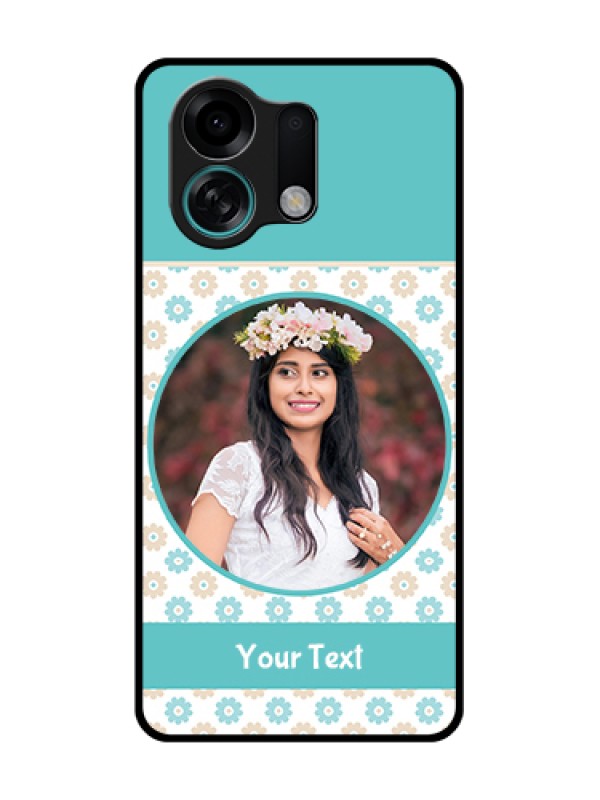Custom Oppo K13 Turbo Pro 5G Custom Metal Phone Case - Beautiful Flowers Design