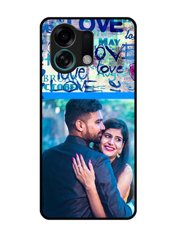 Custom Oppo K13 Turbo Pro 5G Custom Metal Phone Case - Colorful Love Design