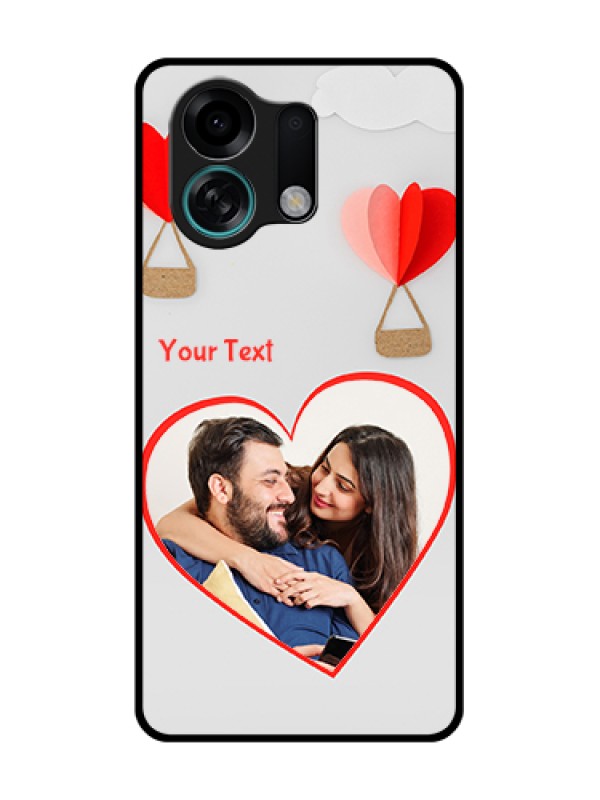 Custom Oppo K13 Turbo Pro 5G Custom Metal Phone Case - Parachute Love Design