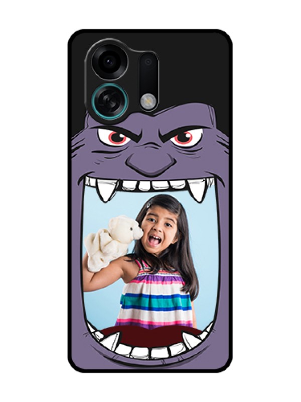Custom Oppo K13 Turbo Pro 5G Custom Metal Phone Case - Angry Monster Design
