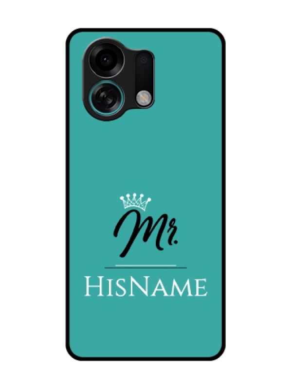 Custom Oppo K13 Turbo Pro 5G Custom Metal Phone Case - Mr With Name Design