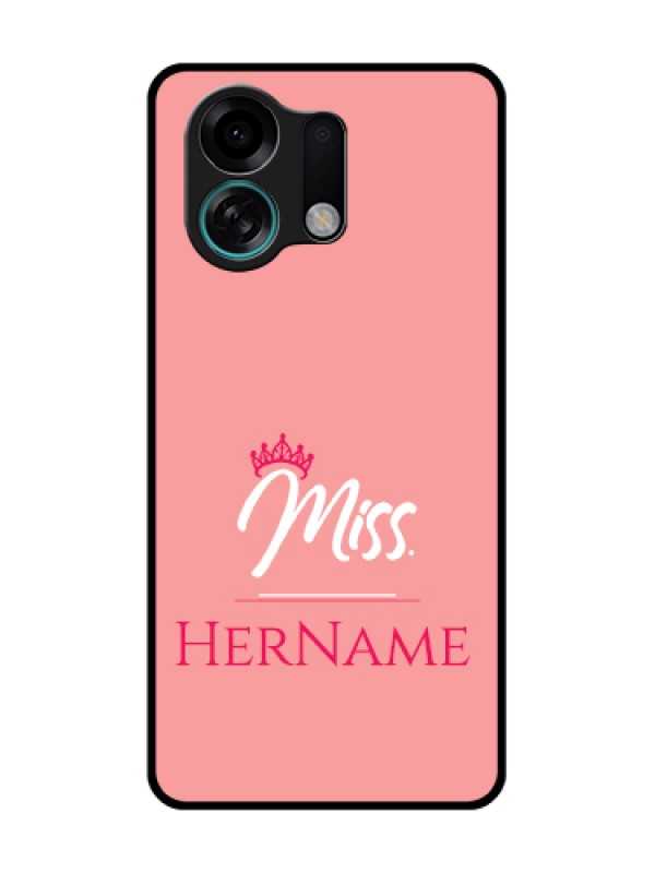 Custom Oppo K13 Turbo Pro 5G Custom Metal Phone Case - Mrs With Name Design