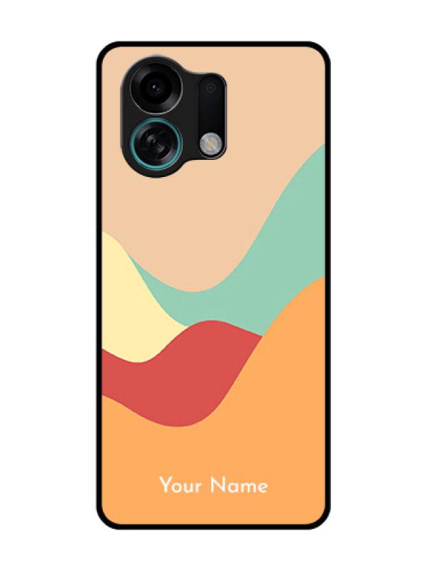 Custom Oppo K13 Turbo Pro 5G Custom Metal Phone Case - Ocean Waves Multi - Colour Design