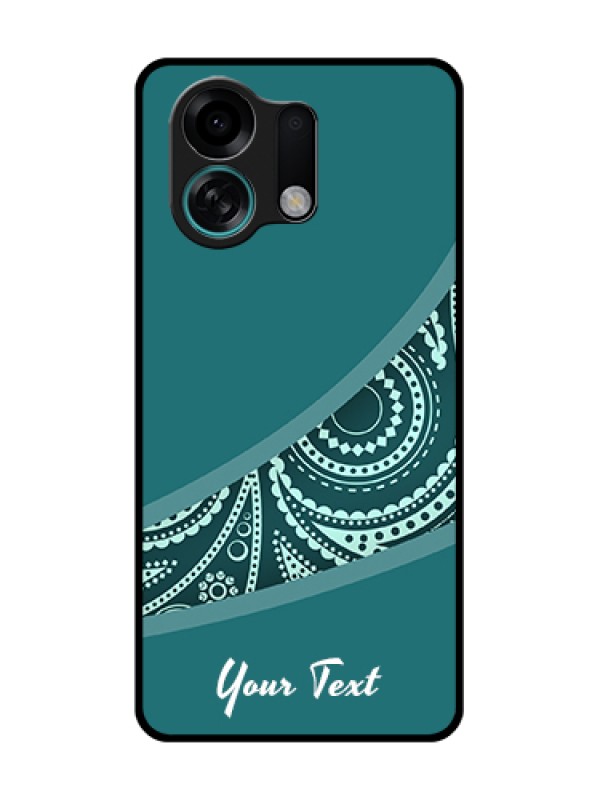 Custom Oppo K13 Turbo Pro 5G Custom Metal Phone Case - Semi Visible Floral Design