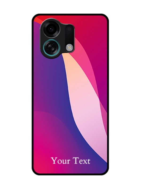 Custom Oppo K13 Turbo Pro 5G Custom Metal Phone Case - Digital Abstract Overlap Design