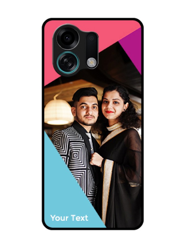 Custom Oppo K13 Turbo Pro 5G Custom Metal Phone Case - Stacked Triple Colour Design