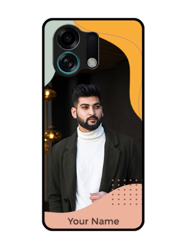 Custom Oppo K13 Turbo Pro 5G Custom Metal Phone Case - Tri - Coloured Overlay Design