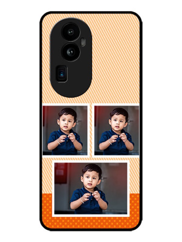 Custom Oppo Reno 10 Pro Plus 5G Custom Metal Phone CaseBulk Photos Upload Design