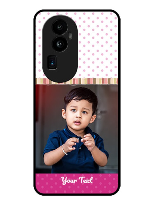 Custom Oppo Reno 10 Pro Plus 5G Custom Metal Phone CaseCute Girls Cover Design