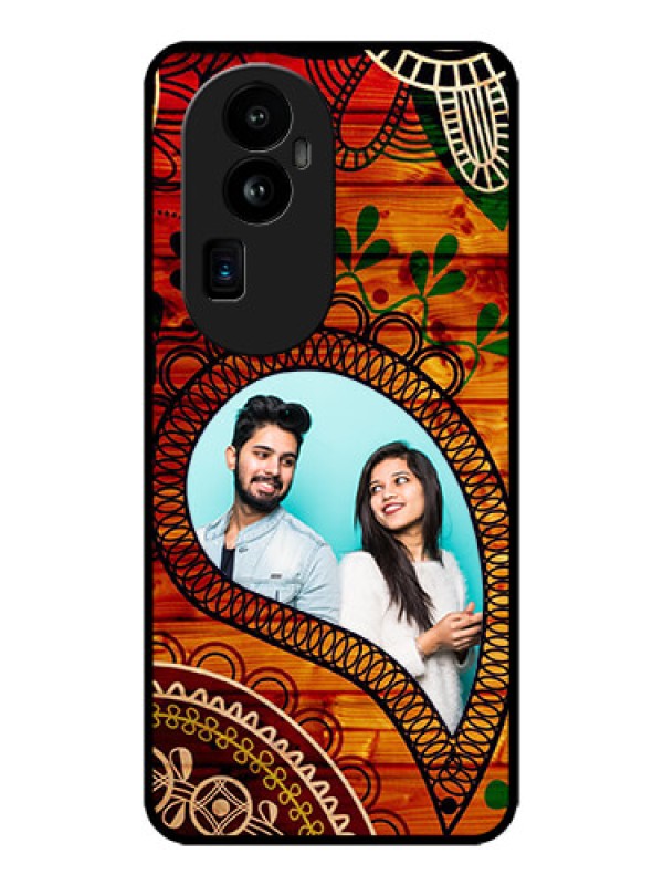 Custom Oppo Reno 10 Pro Plus 5G Custom Metal Phone CaseAbstract Colorful Design