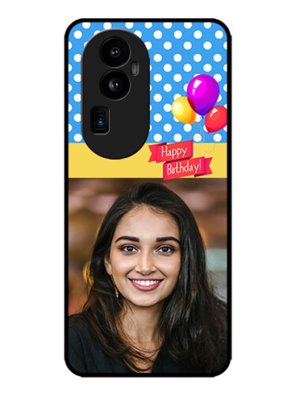 Custom Oppo Reno 10 Pro Plus 5G Custom Metal Phone CaseHappy Birthday Design